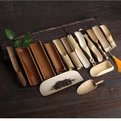 Handmade Tea Japanese Tea Spoon Bamboo Tea Ceremony Parts Teaspoon Tea Spade Kung Fu Tea Set Tea Art Tea Ceremony Six Gentlemen