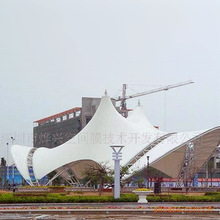 佳木斯景观膜结构供应商，广场小品膜，商业街张拉膜遮阳设计安装