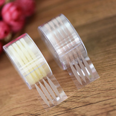 Rolled skin shade olive-shaped double eyelid sticker 600 pieces lace mesh beauty eye sticker invisible meat color waterproof eyebrow eye sticker