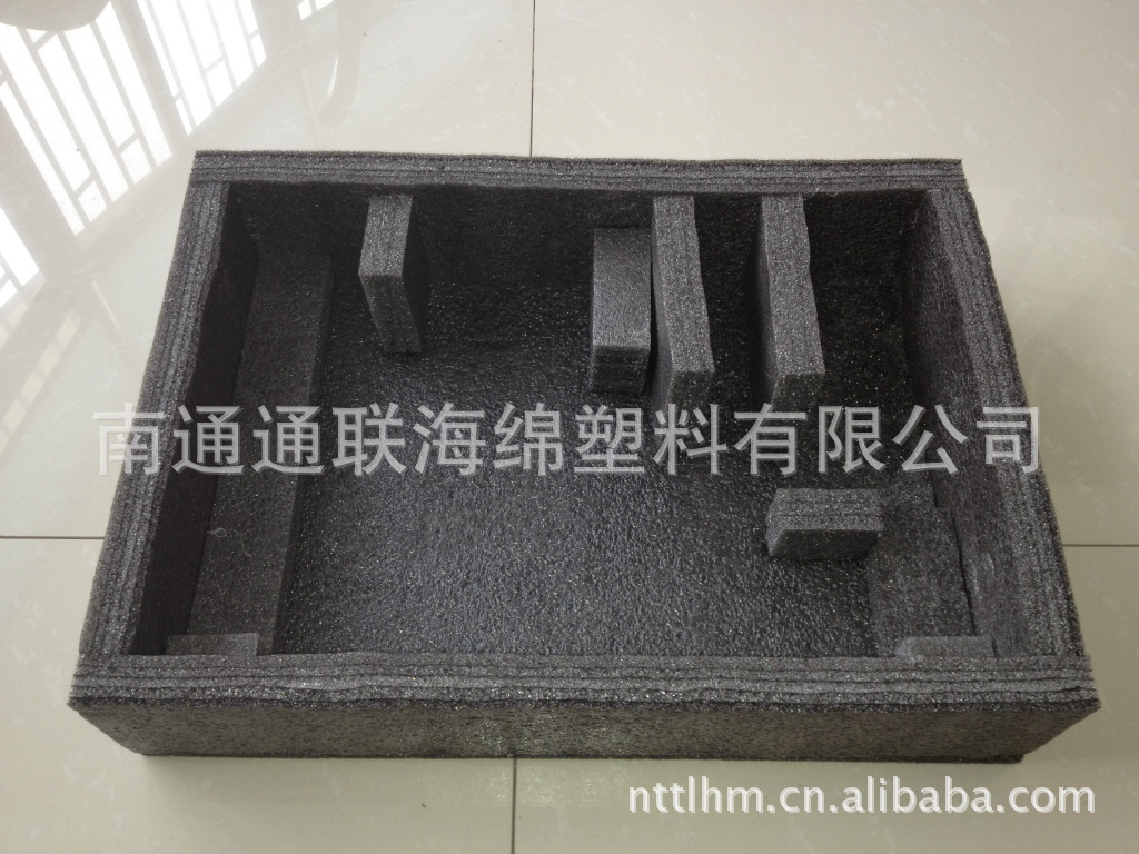 黑色EPE珍珠棉包装盒  泡沫定位包装 珍珠棉包装