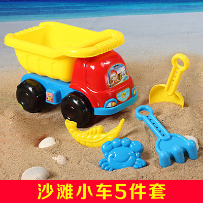 children Sandy beach Toy car suit baby Sand play Engineering vehicles Kin Hung ATV wholesale Stall Toys