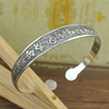 Ethnic silver bracelet, fashionable retro jewelry, accessory, ethnic style, wholesale