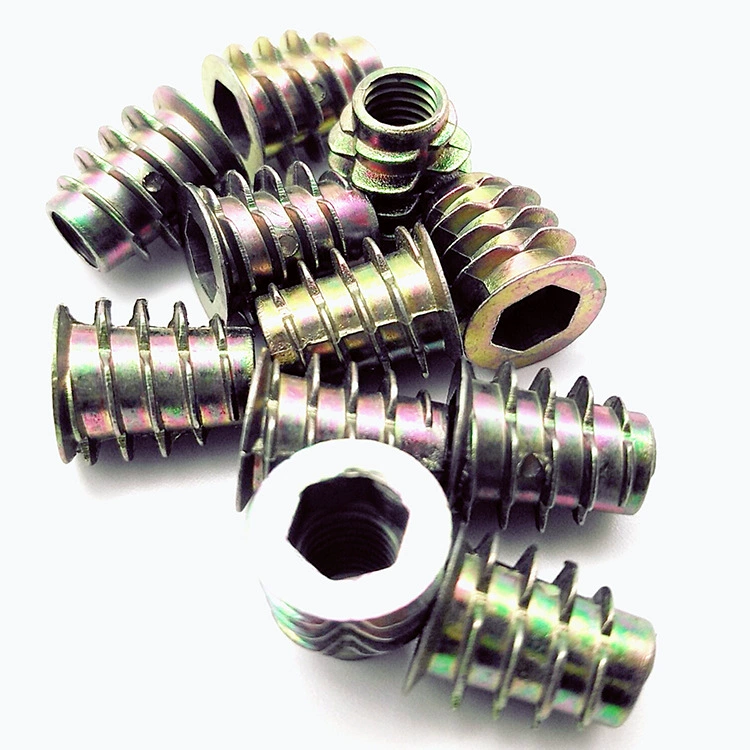 Утолщение ленты с внутренней и наружной гайкой цинковый сплав трапециевидная гайка встроенная гайка m4m5m6m8m10 гайка призрака