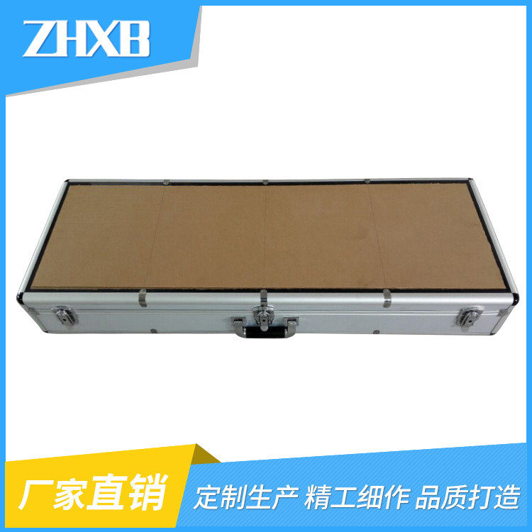 中山透明手提式仪器箱亚克力收纳箱铝合金边框亚克力箱厂家