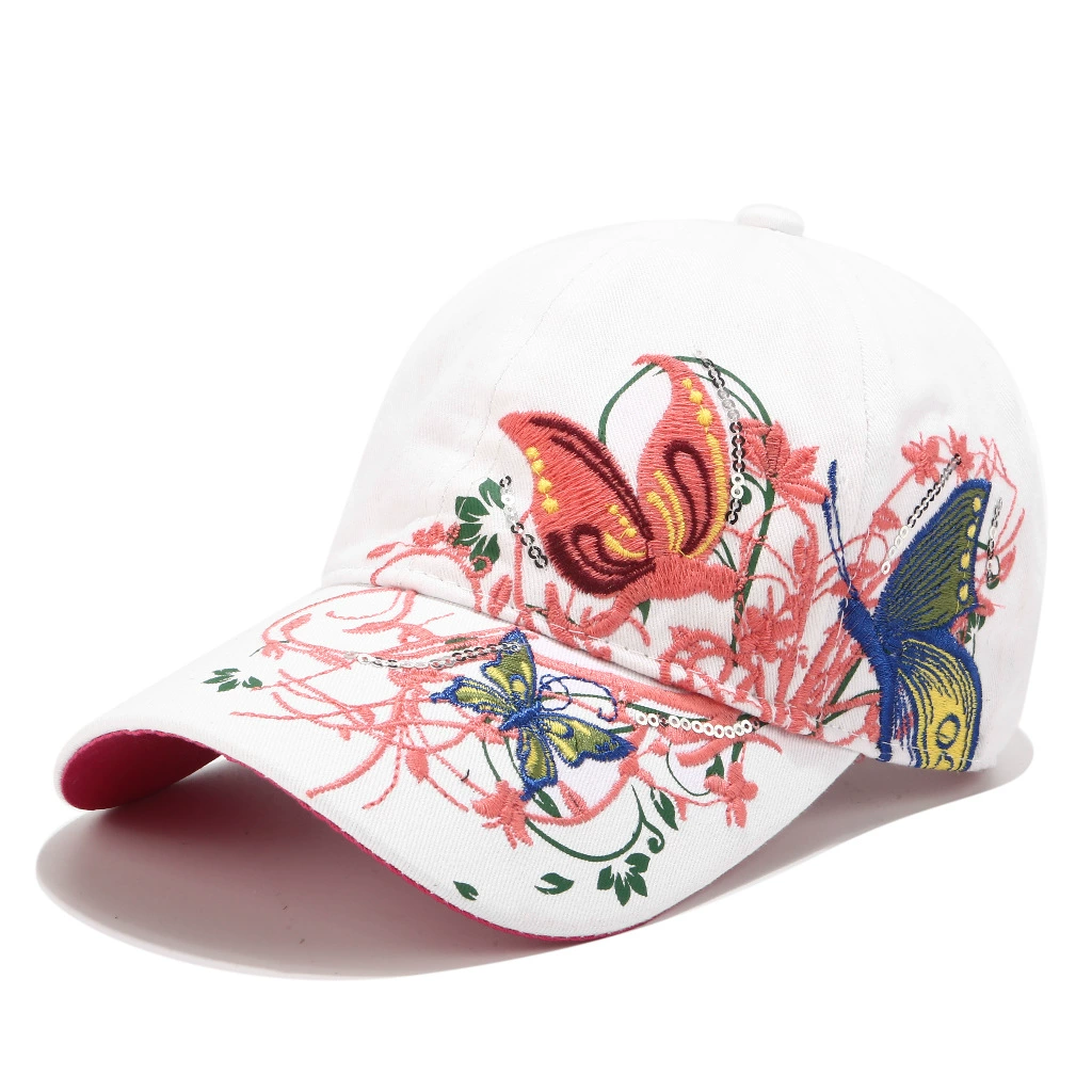 Baseball cap, demi-season adjustable embroidered sun-protection hat, solar-powered detail