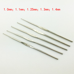 JP smooth knitting single head crochet set metal iron crochet hook diy handmade sweater knitting tool small crochet hook