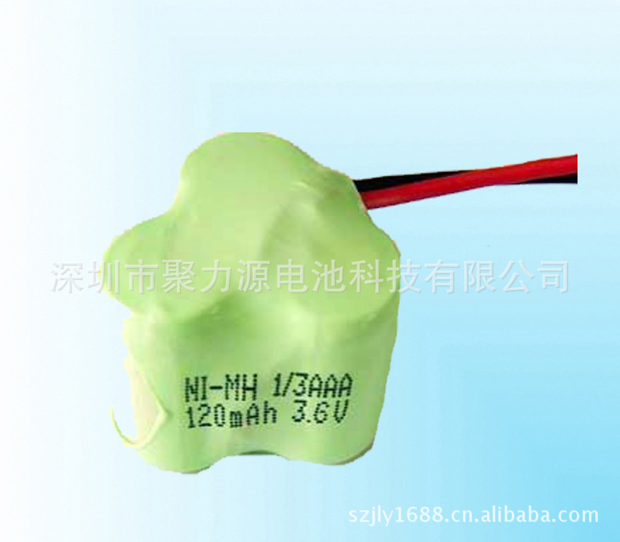 镍氢充电电池1/3AAA120MAH 3.6V  异形7号电池玩具设备备用电源
