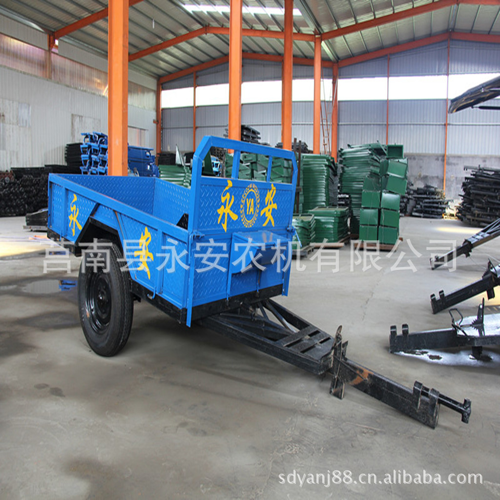 永安机械销售手扶拖拉机配套拖车-自卸拖车 小四轮拖车