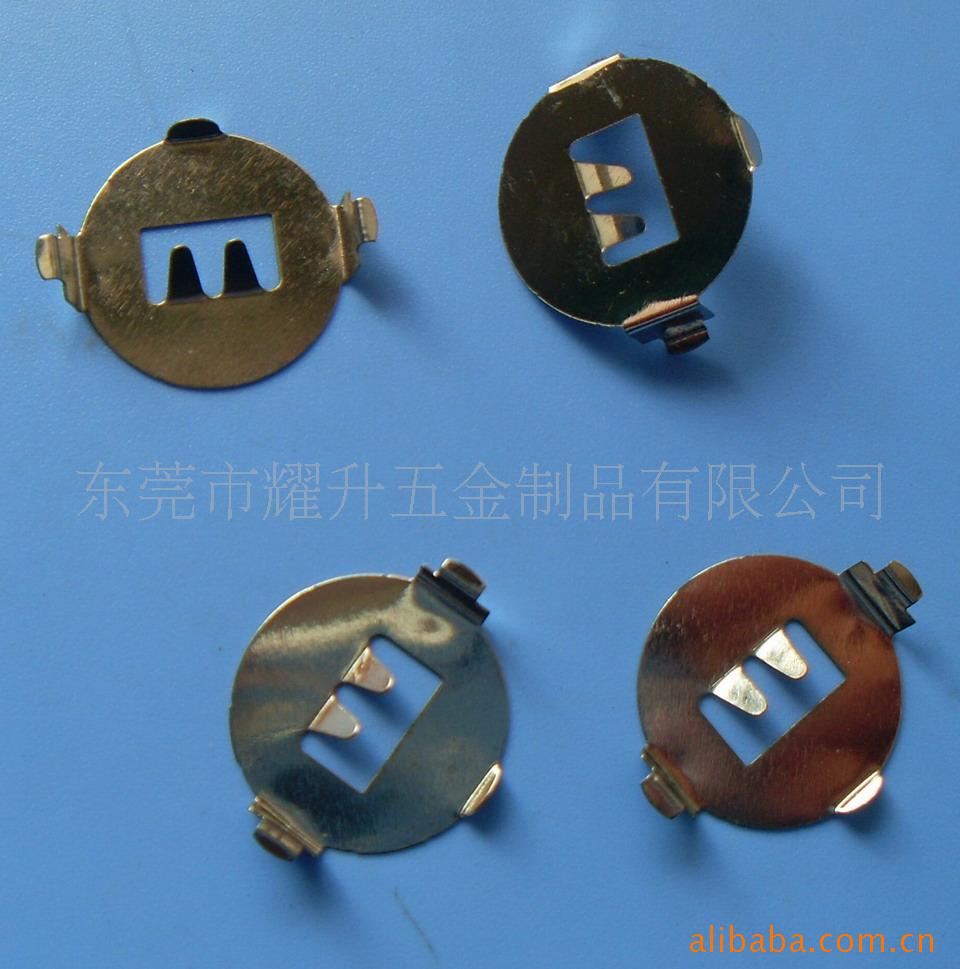 厂家批发零售无舌CR2032电池扣 CR2016电池扣 冲压件 五金配件