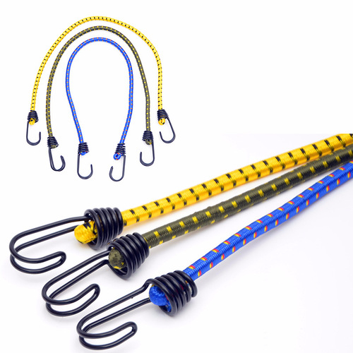 Outdoor binding rope thick elastic band tent rope high elastic clothesline camping luggage packing wholesale 60cm