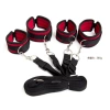 Red glossy sleep mask
