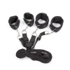 Black glossy sleep mask