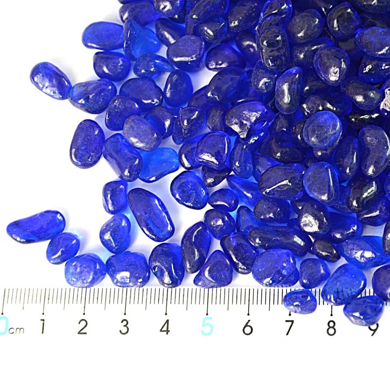 厂家批发园艺水族装饰用彩色玻璃珠腰果玻璃珠 价格仅供参考