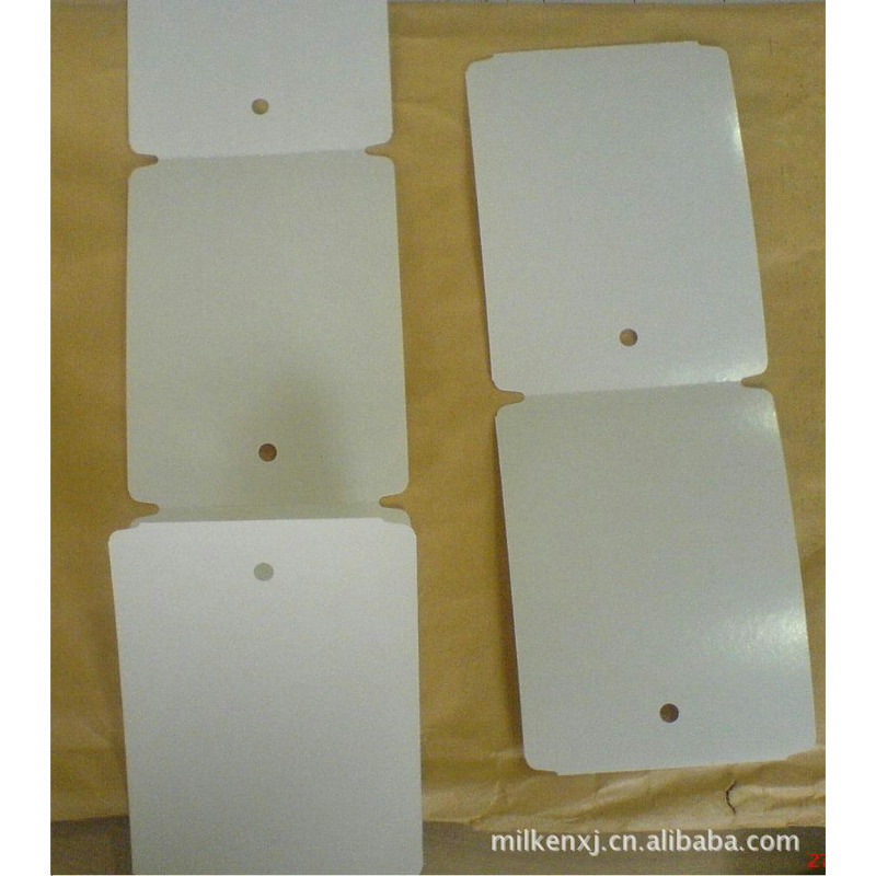 UPM高温钢铁标识标牌 50*130MM激光刀模打孔8mm强力薄膜标签吊牌