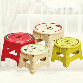 创意加厚折叠凳子水果塑料便携式矮凳户外家用儿童幼儿园小板凳