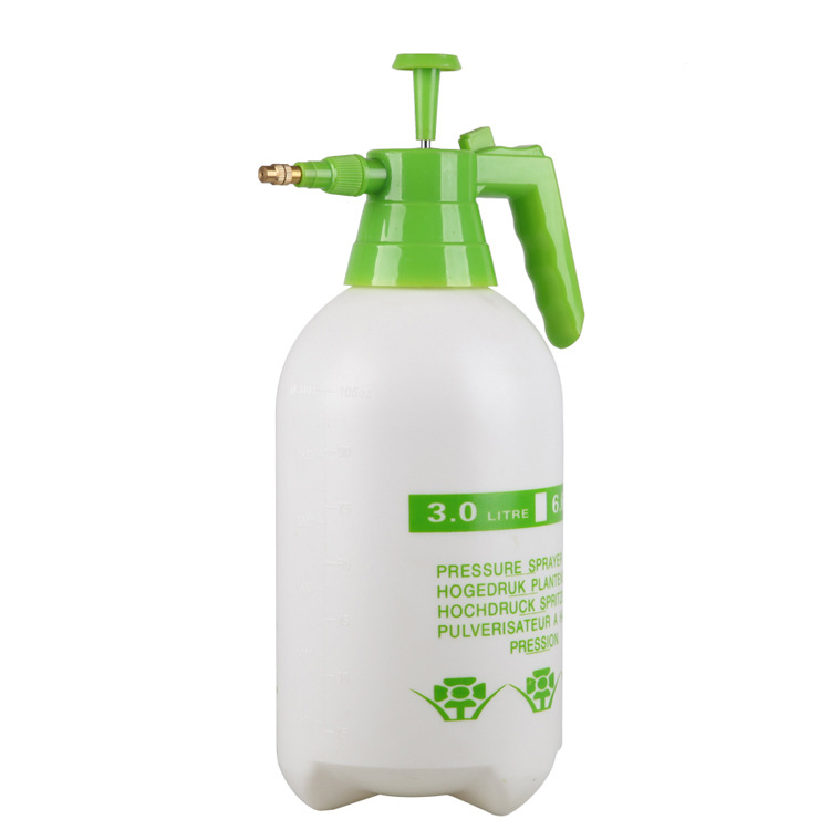 Bajo el mercado 2.5l 3l presión de aire manual regadera jardinería riego rociador de plástico de mano regadera al por mayor