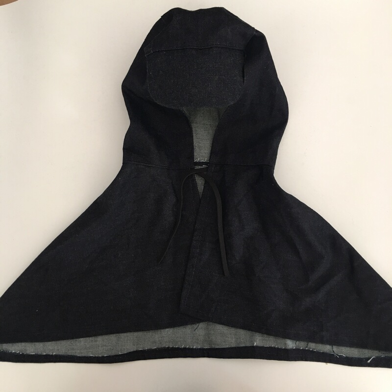 Denim shawl cap dust cover head hood polished handling protective hood cap shawl cap labor protection wholesale