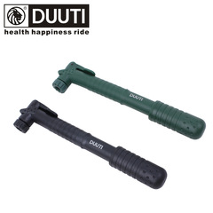 DUUTI 迪尤途 自行車氣筒 黑色 美法嘴迷你氣筒 手打氣筒