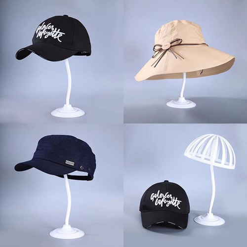Children's Hat Rack Toddler Hat Stand Baby Embossed Hat Support Adult Plastic 3D Hat Display Stand Factory Supply