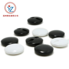 现货供应树脂白色馒头扣 大衣风衣钮扣 面包暗眼扣 外套扣子