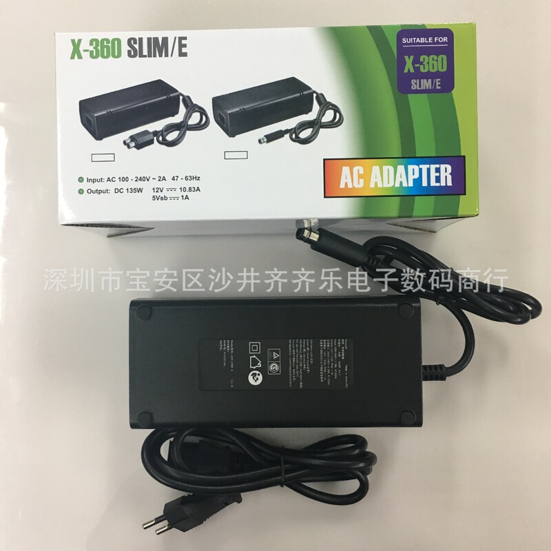 X-Box360 E Fire Bull 360 E Power Supply Charger 110V-240V Wide Voltage Universal 10A