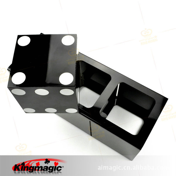G1053 dice wearing steel plate kingmagic magic props manufacturers…