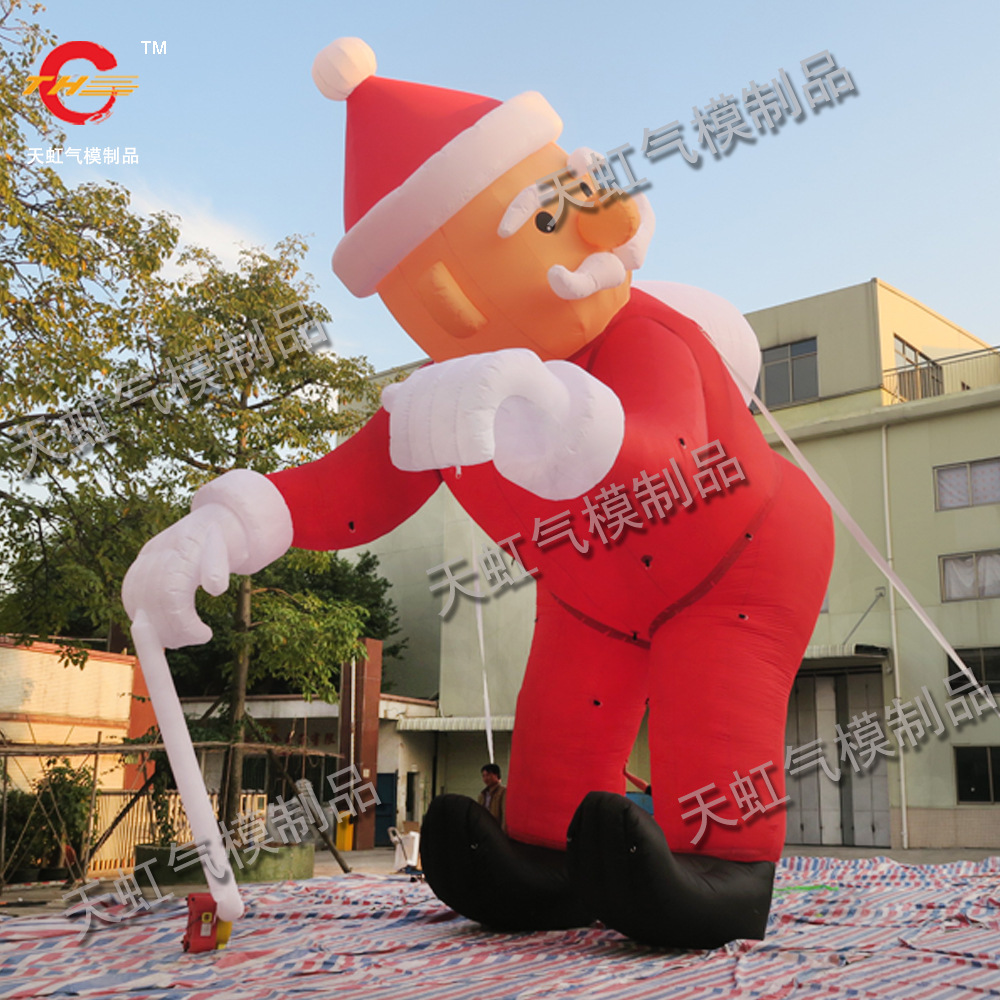 定制圣诞老人充气圣诞老人商城配件圣诞老人气模圣诞老人天虹定制