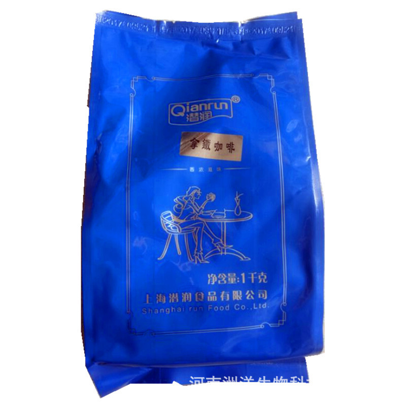 潜润速溶咖啡粉三合一 卡布奇诺咖啡粉1kg 多种口味咖啡粉原料