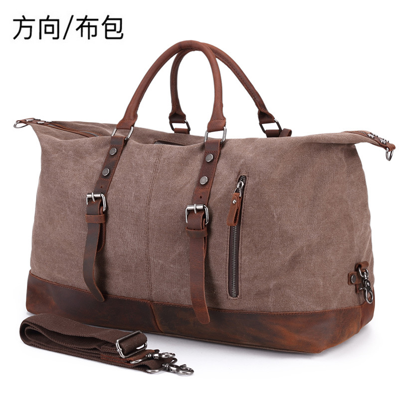 fashionable capacious cloth travel bag