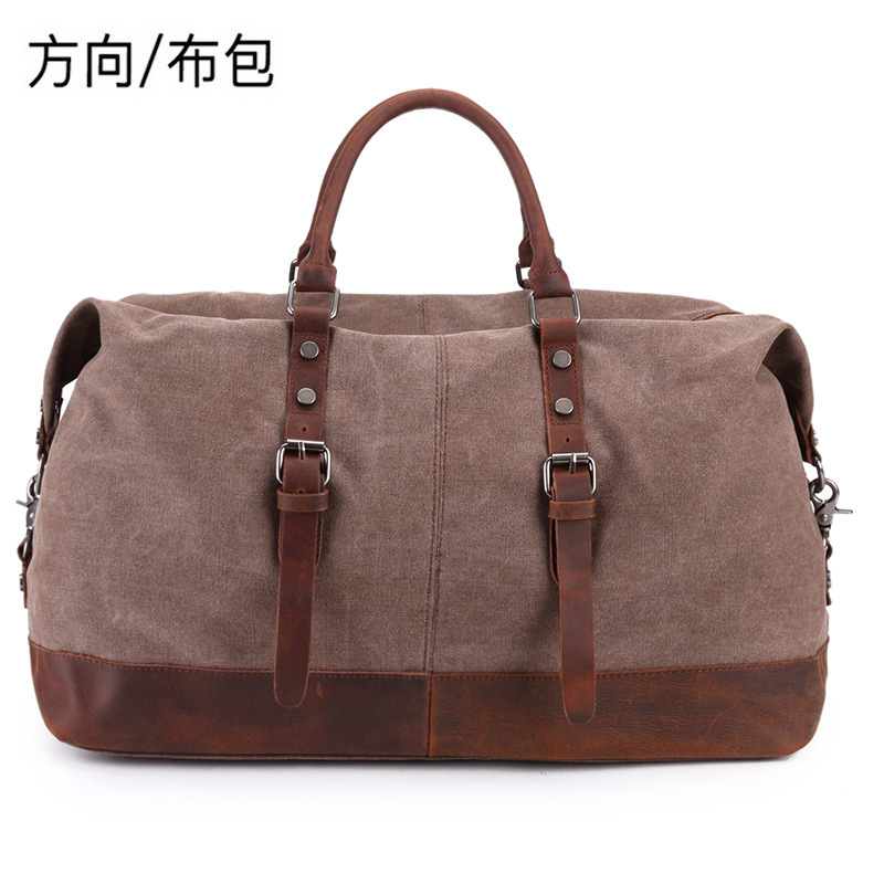 fashionable capacious cloth travel bag