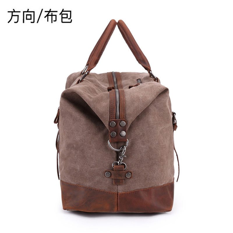 fashionable capacious cloth travel bag