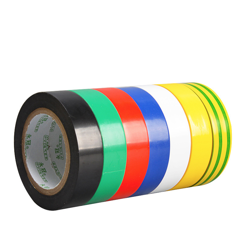 Yongguan 10 m strong adhesive electrical tape pvc electrical insulation tape cold-resistant electrical tape wholesale