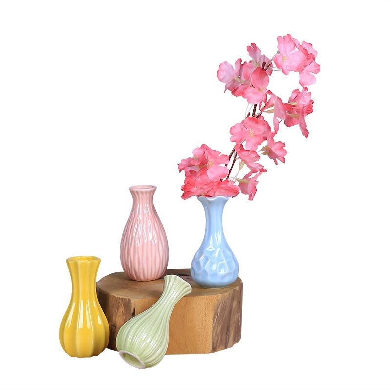 Ceramic creative fresh decorations flower-shaped, small vase, home decor