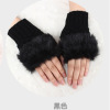 Gloves, fashionable keep warm knitted universal ring, wholesale