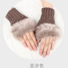 Gloves, fashionable keep warm knitted universal ring, wholesale