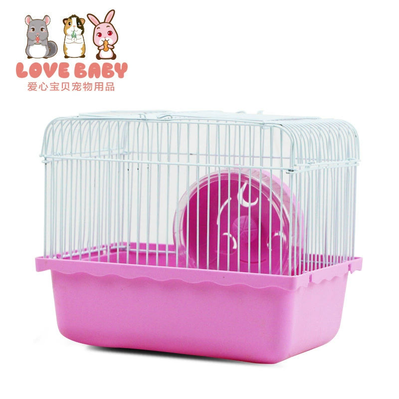 Клетка для хомяка, оптовая продажа, маленькая пасторальная простая клетка, клетка для золотых медведей, солнечная сумка, выносная клетка, клетка для разведения, принадлежности для хомяка