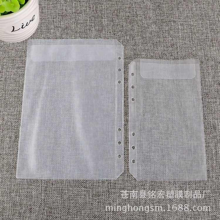 A5/A6 книга с вкладными листами, пластиковое внутреннее ядро, оптовая продажа, дорожная сумка для хранения тетрадей из ПВХ, сумка для подкачек с одним гнездом