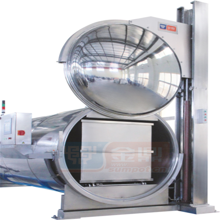 全自动杀菌釜 卧式高温玻璃瓶酱杀菌 山东金鼎保温