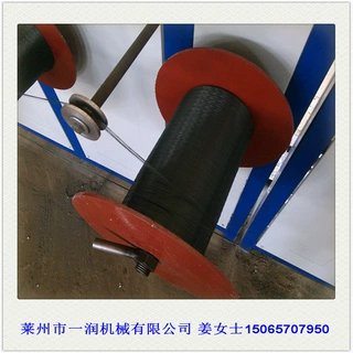 PPPE塑料圆丝拉丝机养殖龙须菜紫菜生蚝绳子挤出拔丝机械设备价格