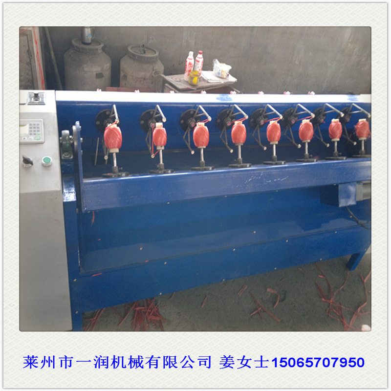 绕球打团机器设备 多锭计重式打球机棉麻线绳打球机草球麻线球机