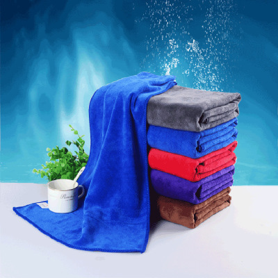 Superfine Fiber Cleaning Towel 420g Car wash towel towel ventilation Easy deformation thickening soft water uptake towel
