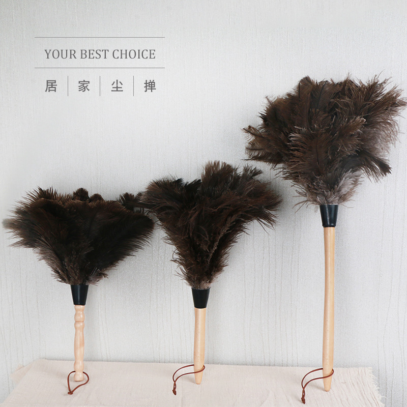 Ostrich feather duster retractable feather duster for household car cleaning cleaning and sanitation dust duster feather sweep