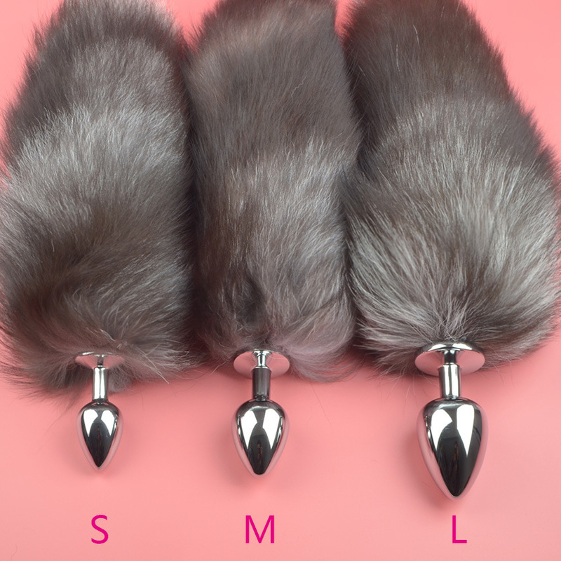 Small Metal Dog Tail Anal Plug, Real Hair Anal Tail Anal Plug, Fox Anal Plug, Adult Sex Product Small Metal Dog Tail Anal Plug, Real Hair Anal Tail Anal Plug, Fox Anal Plug, Adult Sex Product