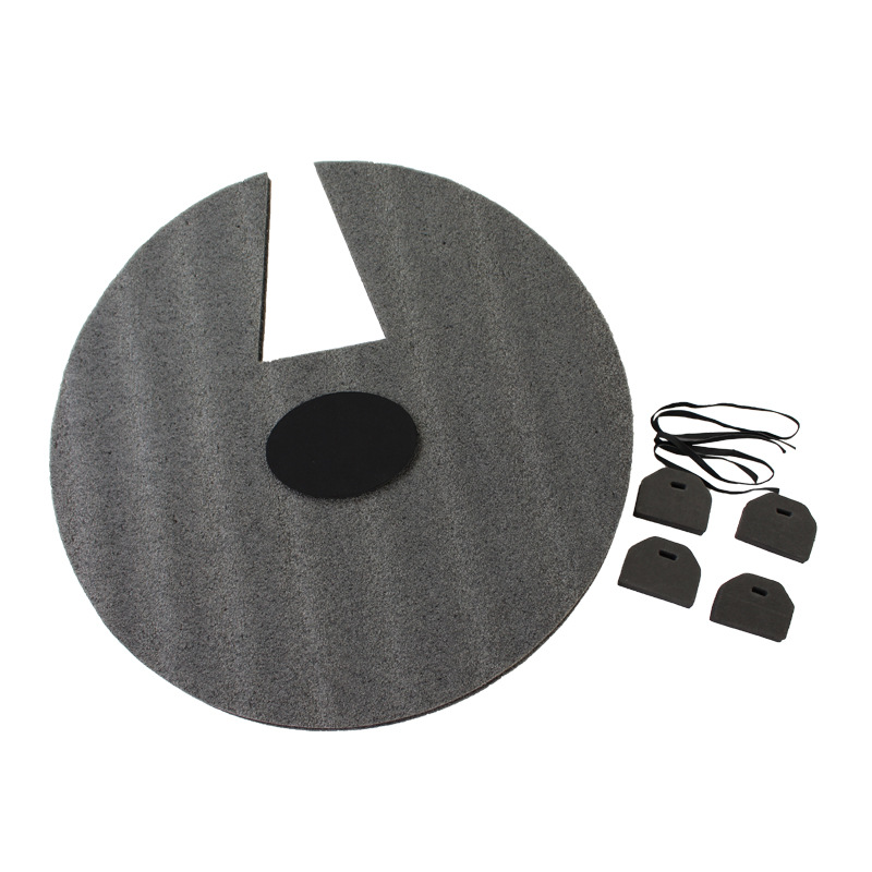 Almohadilla de silencio de tambor de una sola pieza almohadilla de aislamiento de sonido de tambor inferior Almohadilla de silencio del ejército que cuelga Ding sonido fuerte almohadilla de tambor pesado