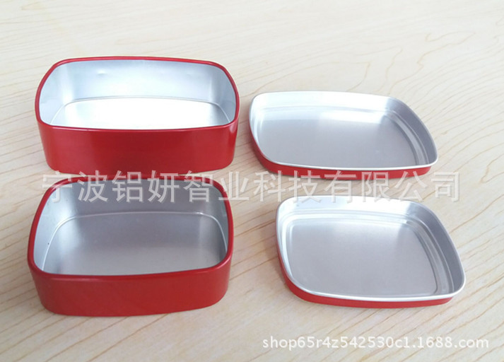 60/80/100/150g方形铝盒 两片罐铁盒包装