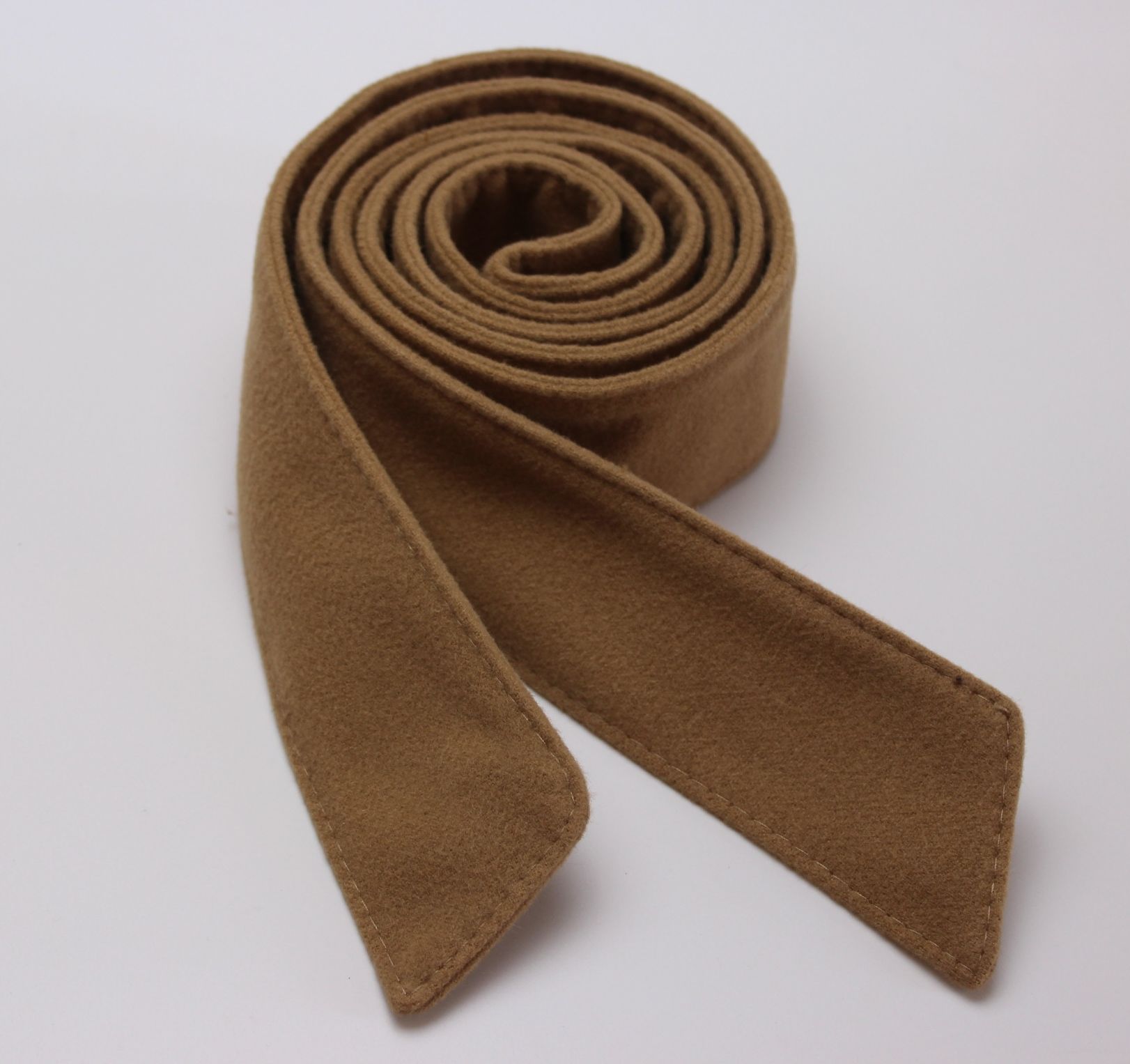 Cinturón ancho de mujer de doble cara abrigo de terciopelo de lana cinturón de arco decorativo negro ejército verde trench coat ribbon