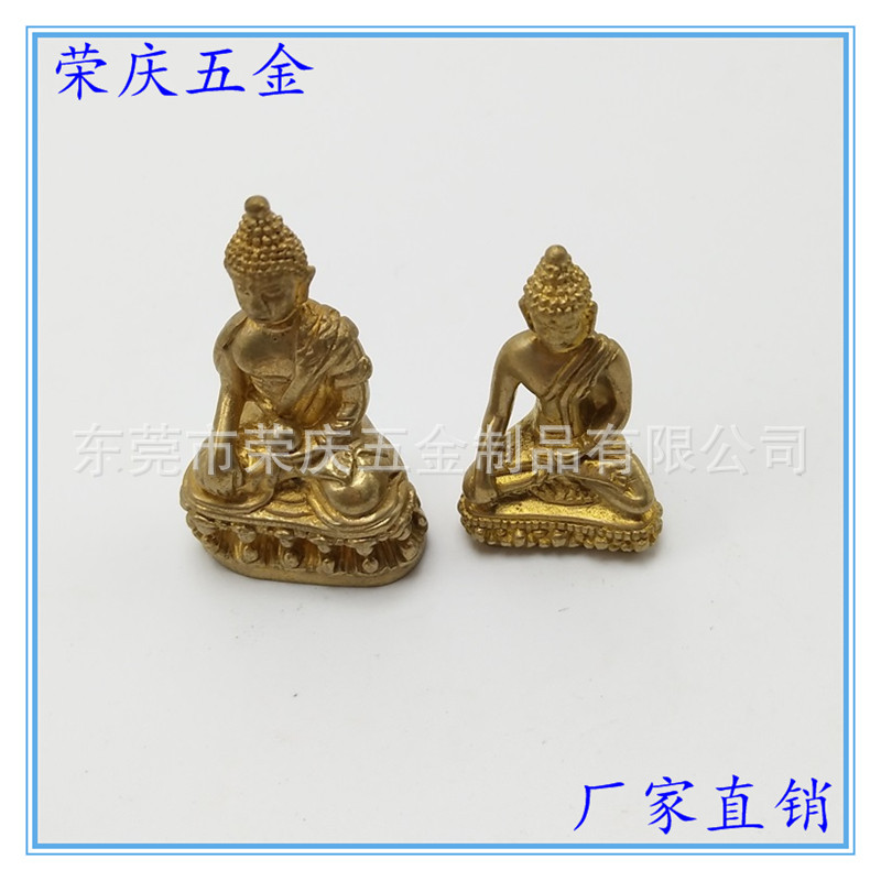提供铸造黄铜小佛头 浇铸黄铜装饰品  翻砂黄铜饰品 工艺品件产品