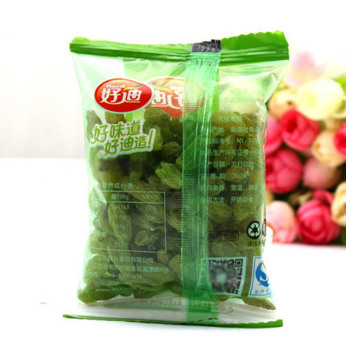 Haodi raisins 5 pounds loosely weighed small package colorful raisins Xinjiang seedless green grape raisins dried fruit snacks