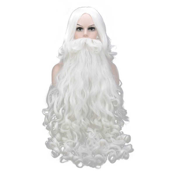 Christmas wig for elderly