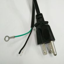 美式三插電源線認證美規插頭電源線兩芯三芯插頭線美標美國電源線